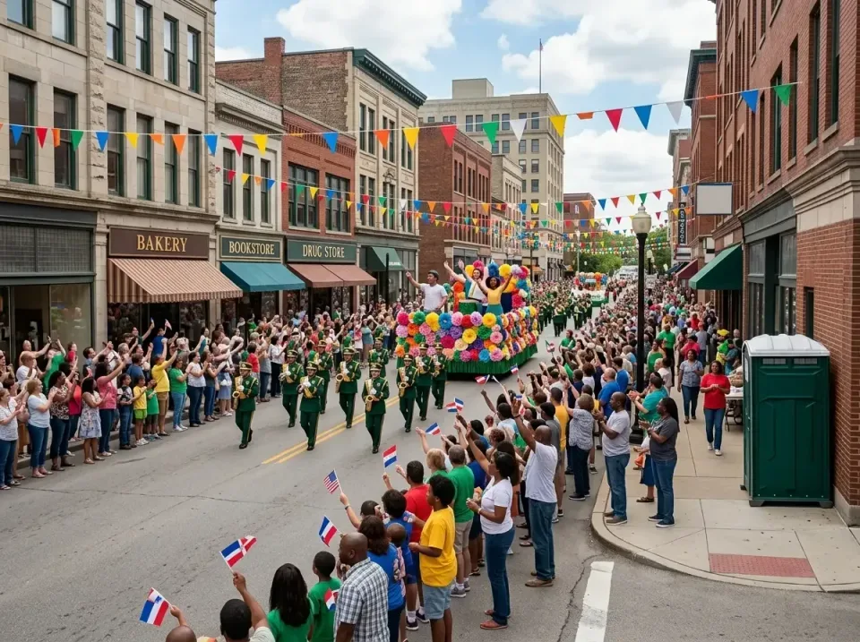 parade-route-downtown-street-e-010 — finished craftsmanship, Budget Porta Potty / Portable Toilet / Porta John / Port-a-Loo…
