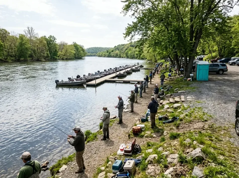 riverside-fishing-tournament-e-006 — project overview, Budget Porta Potty / Portable Toilet / Porta John / Port-a-Loo in Uni…